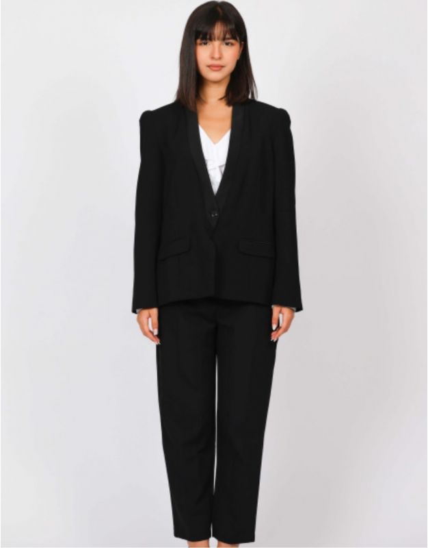 Veste chic tailleur noire