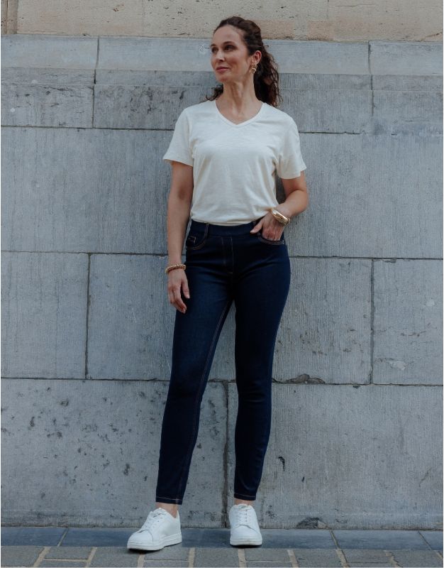 Jean jegging slim brut