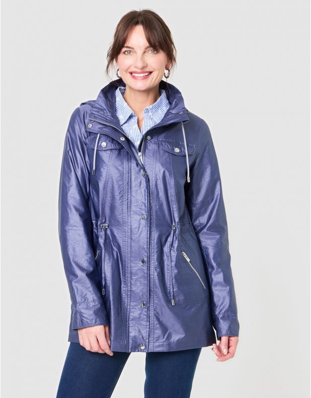 Parka légère bleu nuit