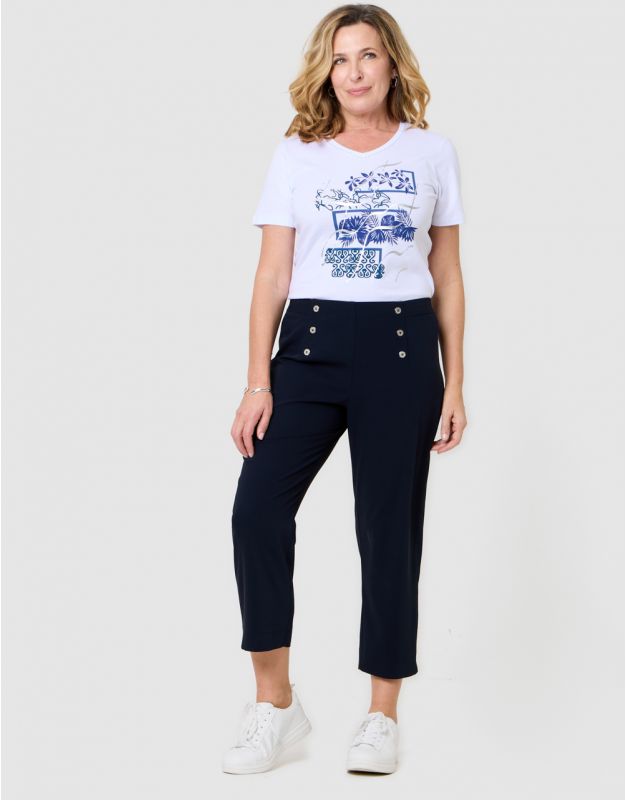 Pantacourt fluide marine