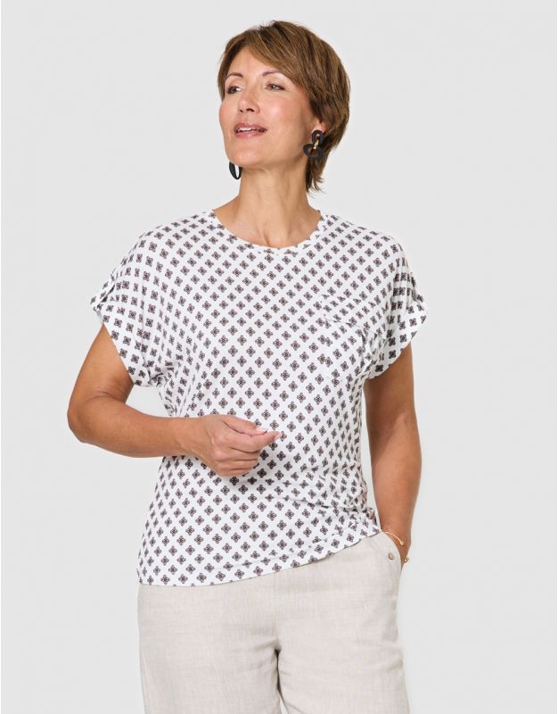 T-shirt imprimé blanc