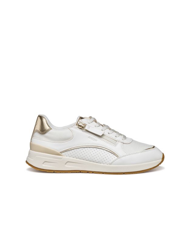 Basket zip blanc or
