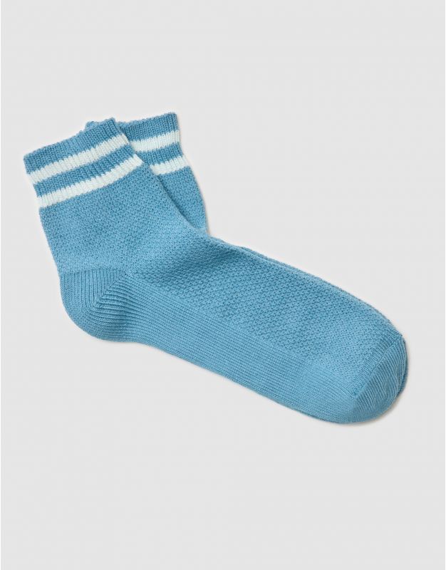 Chausettes basses bleu