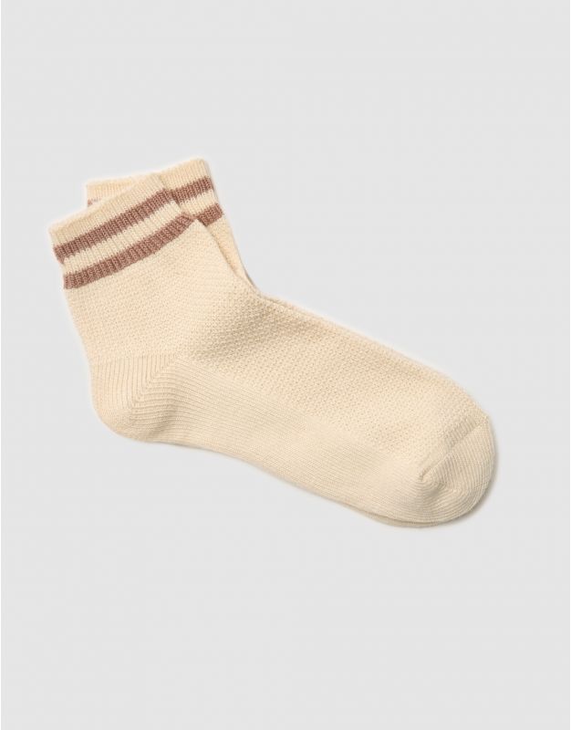 Chausettes basses écru