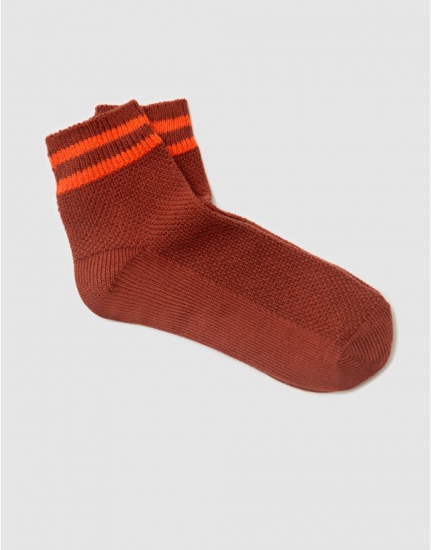 Chausettes basses marron