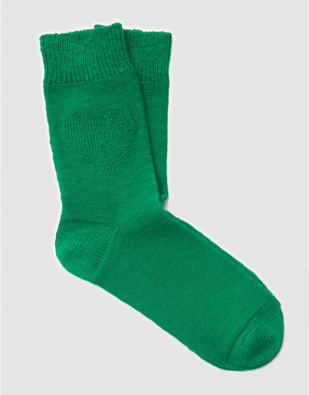 Chausettes hautes vert