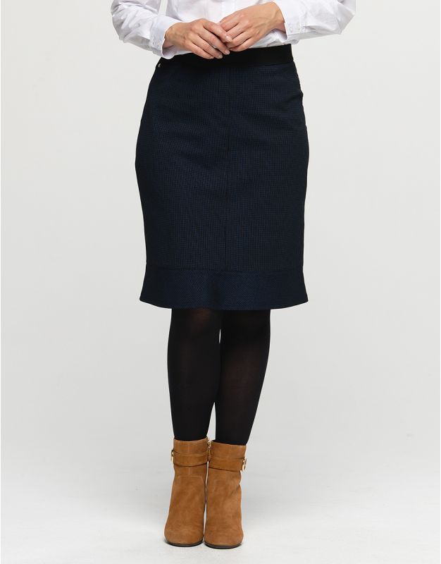 Tenue avec jupe deals bleu marine