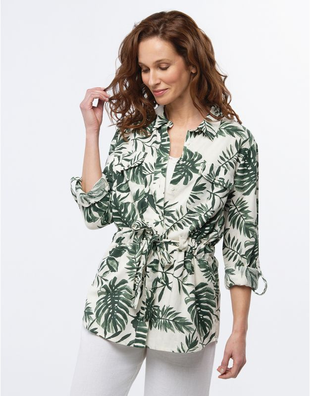Veste saharienne imprimé