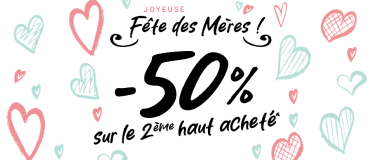 -50% sur le 2ème haut acheté*