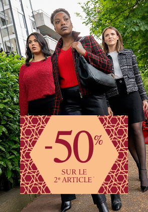 -50% sur le 2è article*