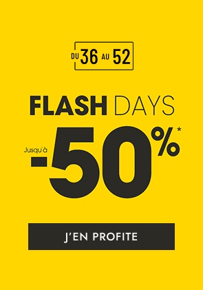 Flash Days Jusqu'à -50%*