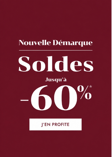 Soldes jusqu'à -60%* Soldes jusqu'à -60%*