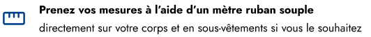 Prendre ses mesures avec un ruban souple Prendre ses mesures avec un ruban souple